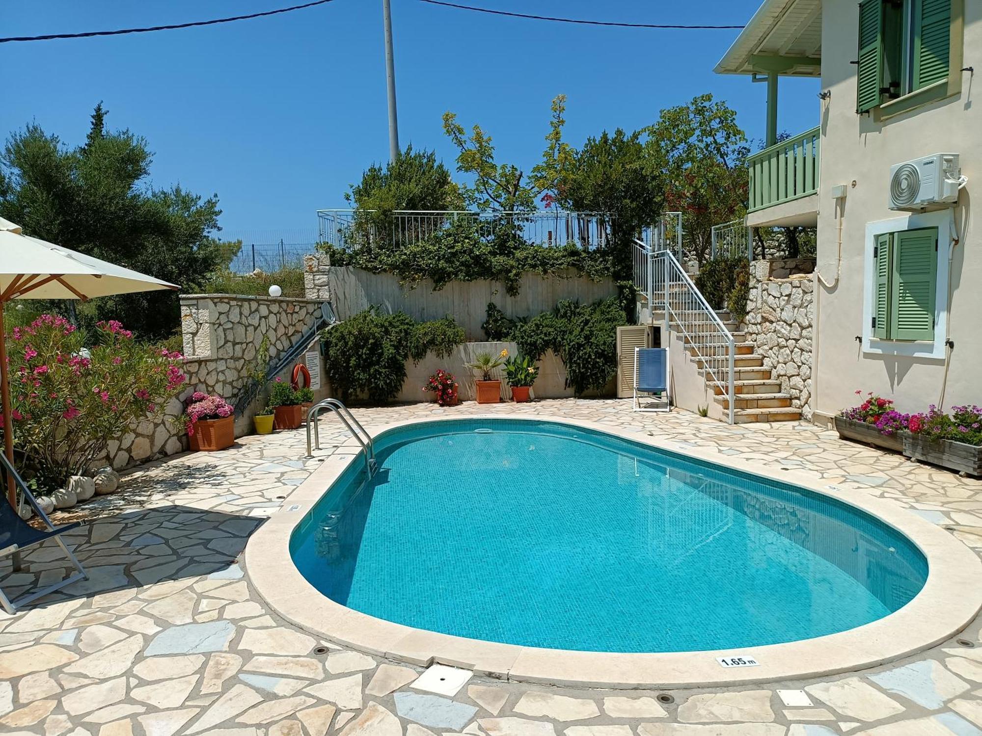 Deep Blue- Rosemary Sea View Apartment Ayios Nikitas Ngoại thất bức ảnh